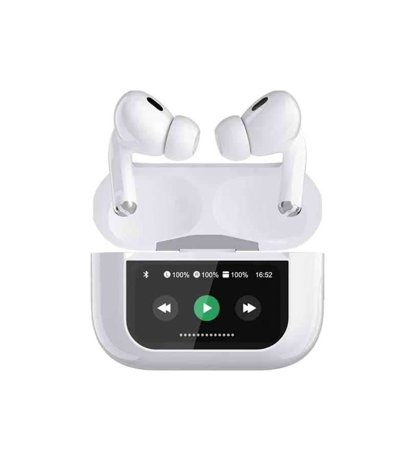 TWS Wireless Earbuds with Smart LED Display Case – Bluetooth 5.3, Touch Control, HiFi Sound, Noise Reduction, Long Battery – Compatible with Android & iOS