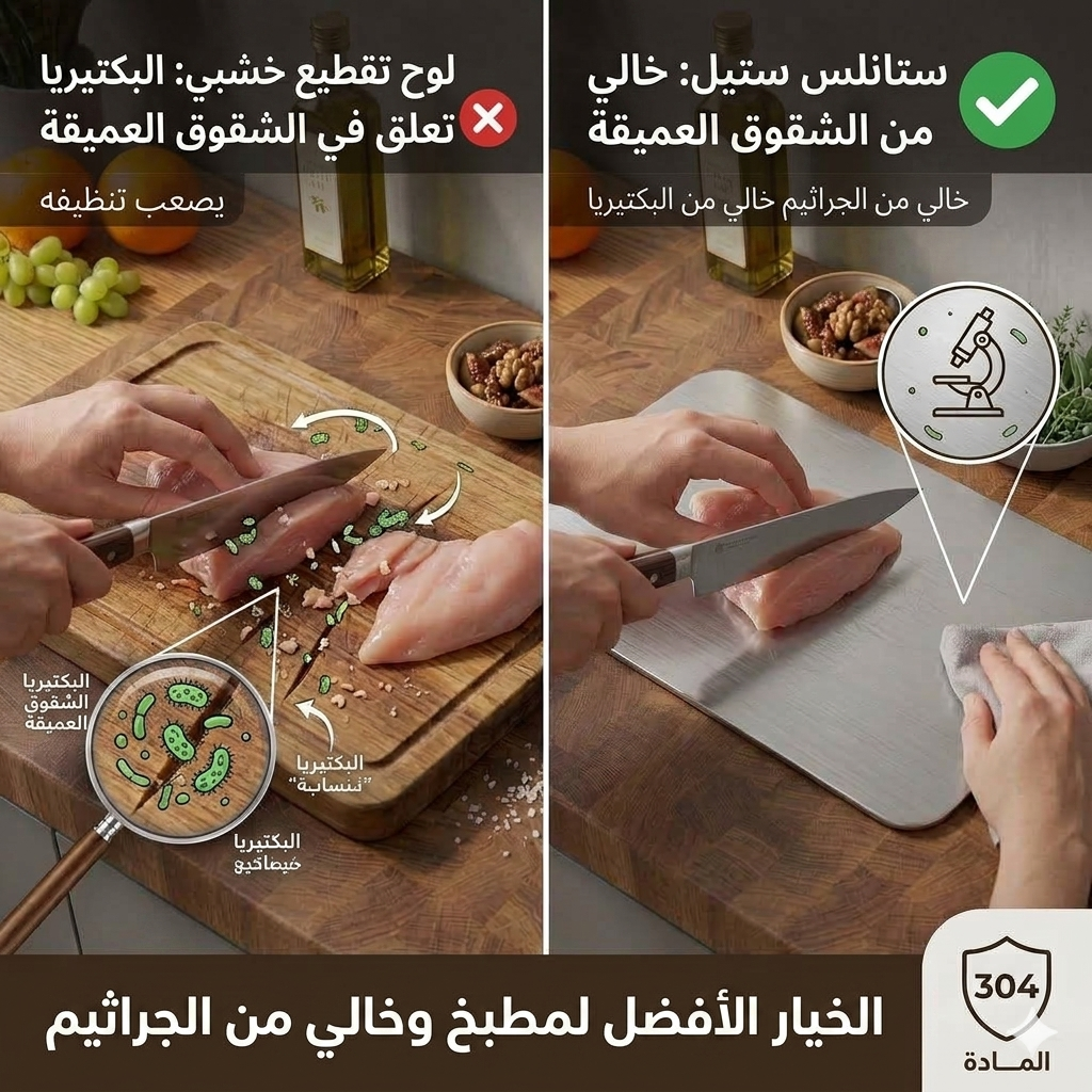 Stainless Steel Antibacterial Cutting Board
