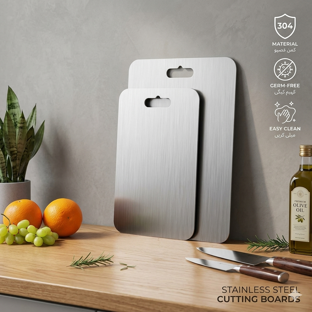 Stainless Steel Antibacterial Cutting Board