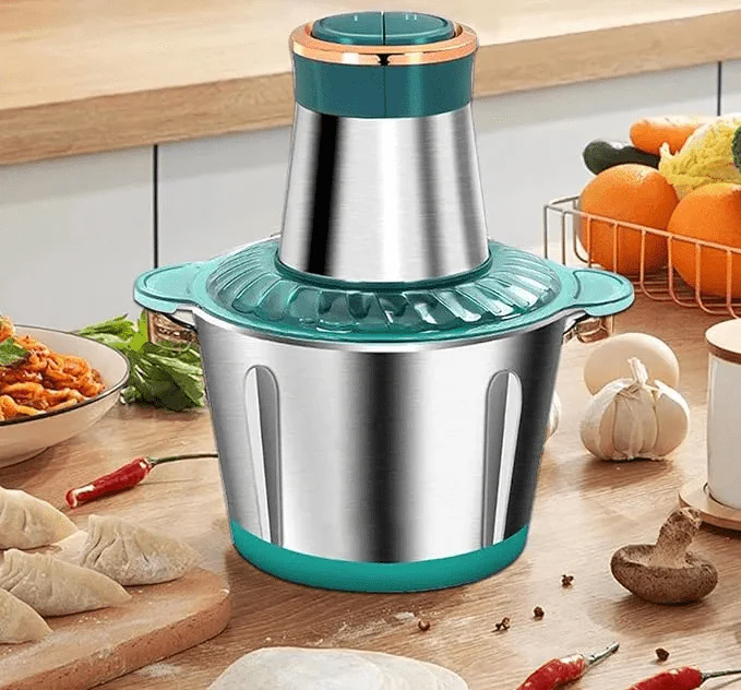 Powerful Stainless Steel Food Chopper - Effortless Meal Prep