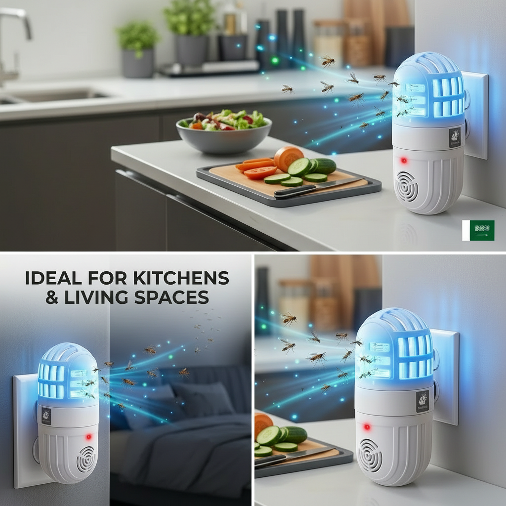 Plug-in Electric Mosquito Zapper – UV Light Insect Killer for Home & Office