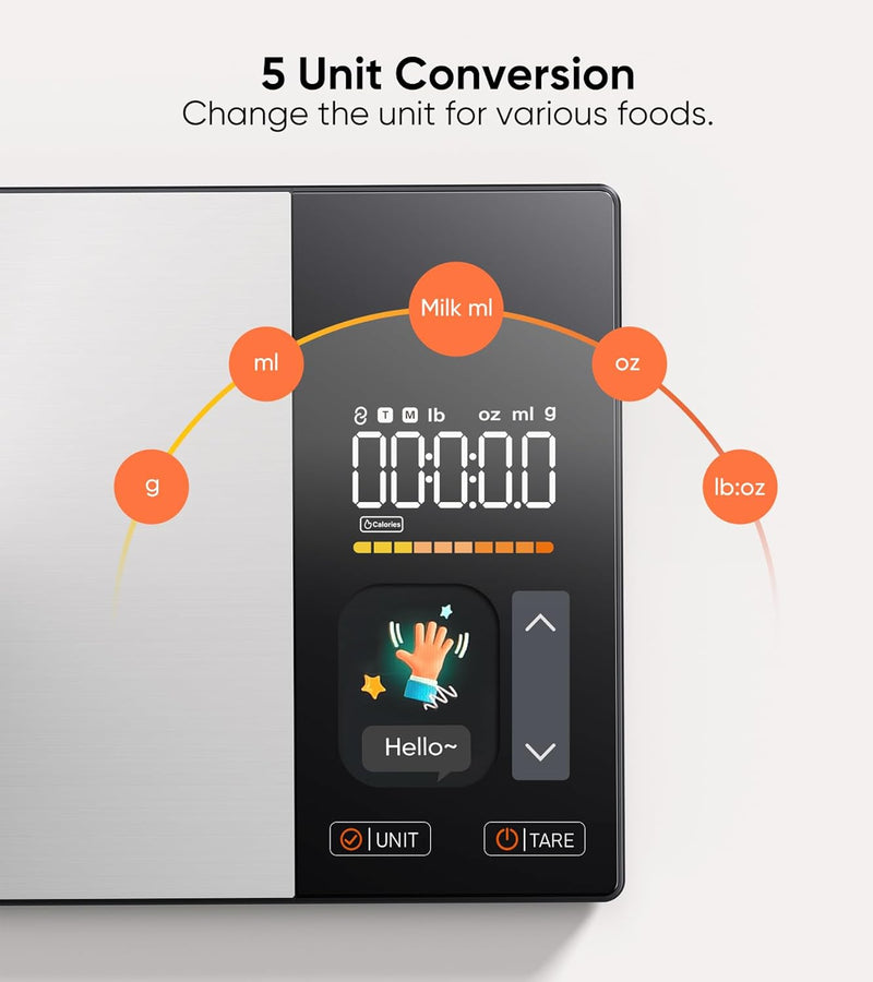 Smart Digital Nutrition Scale – Precision Food Weight & Calorie Tracker