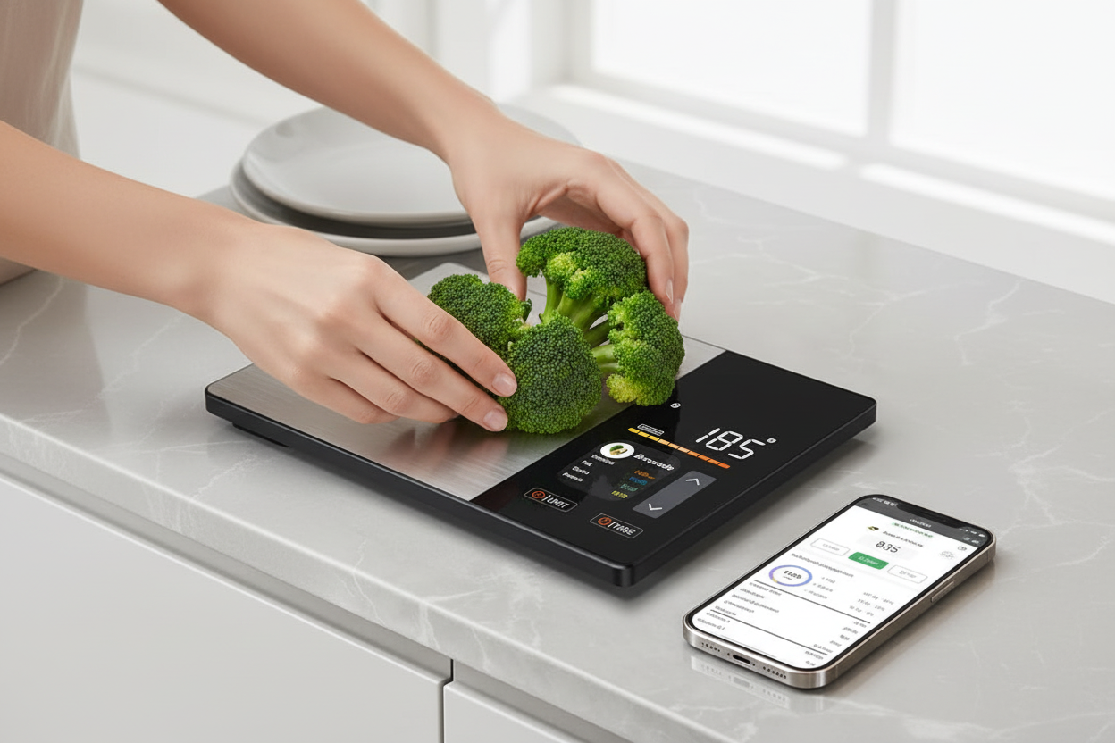 Smart Digital Nutrition Scale – Precision Food Weight & Calorie Tracker
